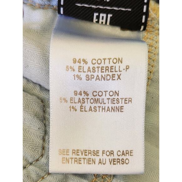 7 For All Mankind Women's 27x27 Button Fly Straight Skinny Josephina Flaw - Picture 7 of 9